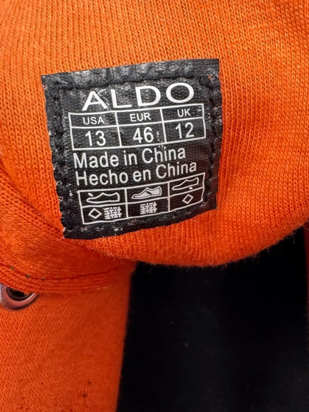 Aldo‎ dress shoes size 13, green orange, sneaker, casual, modern